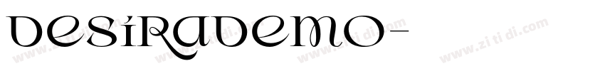 desirademo字体转换
