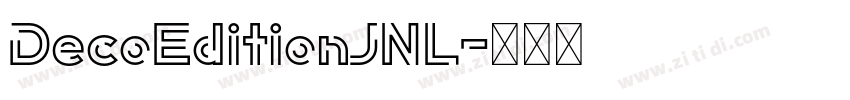 DecoEditionJNL字体转换