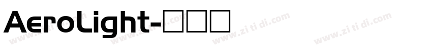 AeroLight字体转换