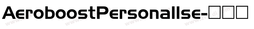 AeroboostPersonallse字体转换