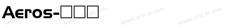 Aeros字体转换