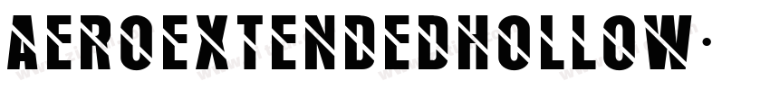 AEROEXTENDEDHOLLOW字体转换