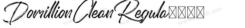 DomillionCleanRegula字体转换