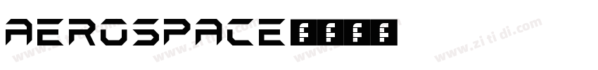 Aerospace字体转换