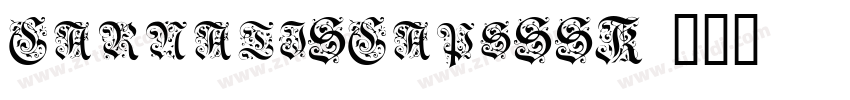 CarnatiSCapsSSK字体转换