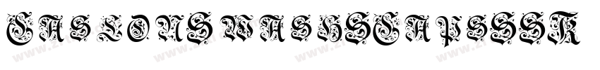 CaslonSwashSCapsSSK字体转换