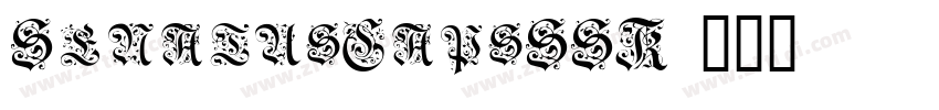 SenatusCapsSSK字体转换