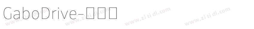 GaboDrive字体转换