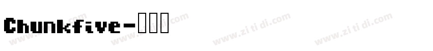 Chunkfive字体转换