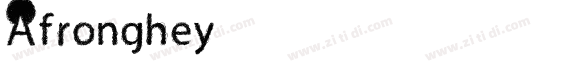 Afronghey字体转换