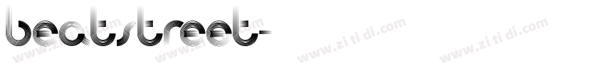 beatstreet字体转换