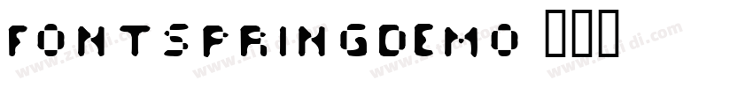 fontspringdemo字体转换
