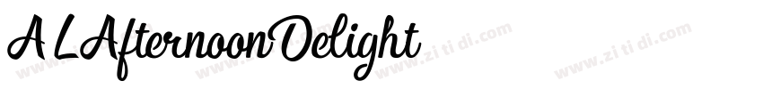 ALAfternoonDelight字体转换