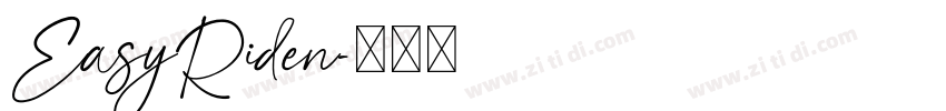 EasyRiden字体转换