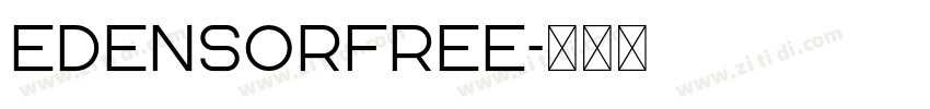 EdensorFREE字体转换