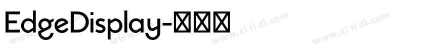 EdgeDisplay字体转换