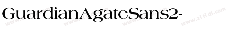 GuardianAgateSans2字体转换