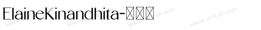 ElaineKinandhita字体转换