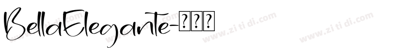 BellaElegante字体转换