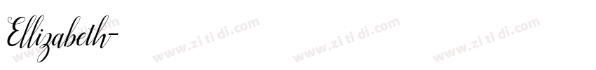 Ellizabeth字体转换