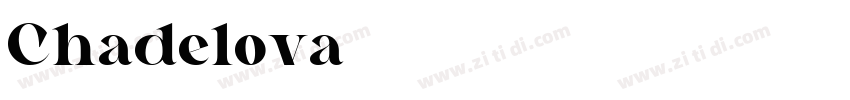 Chadelova字体转换