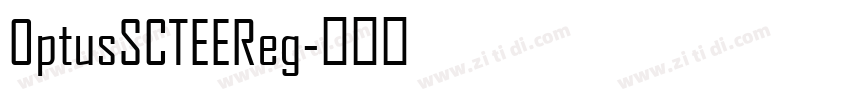 OptusSCTEEReg字体转换