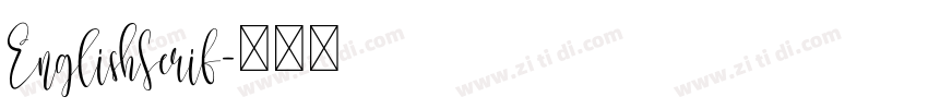 EnglishSerif字体转换