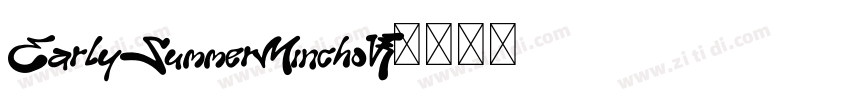 EarlySummerMinchoVF字体转换