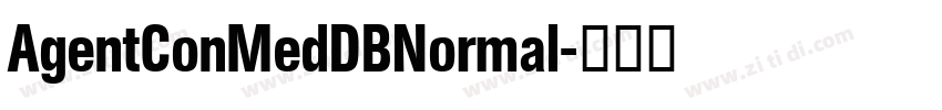 AgentConMedDBNormal字体转换