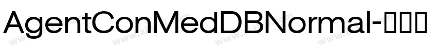 AgentConMedDBNormal字体转换