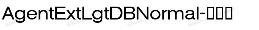 AgentExtLgtDBNormal字体转换 AgentExtLgtDBNormal字体转换