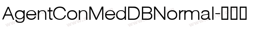AgentConMedDBNormal字体转换
