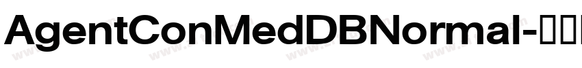 AgentConMedDBNormal字体转换