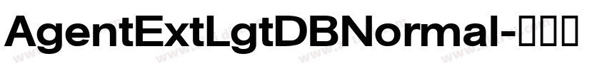 AgentExtLgtDBNormal字体转换 AgentExtLgtDBNormal字体转换