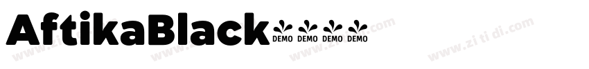 AftikaBlack字体转换