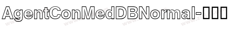 AgentConMedDBNormal字体转换