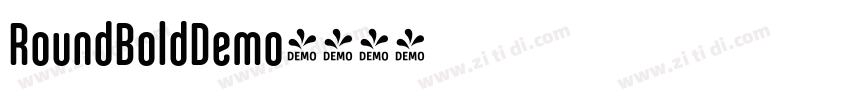 RoundBoldDemo字体转换