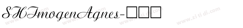 SHImogenAgnes字体转换