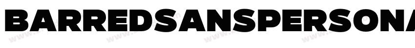BarredSansPERSONALUS字体转换