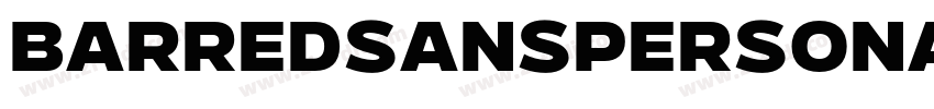 BarredSansPERSONALUS字体转换