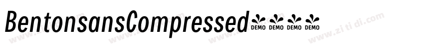 BentonsansCompressed字体转换
