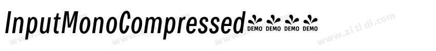 InputMonoCompressed字体转换