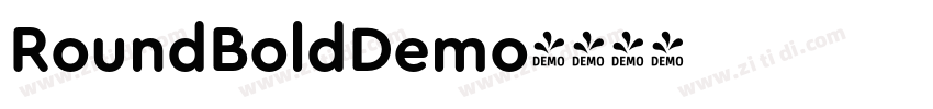 RoundBoldDemo字体转换