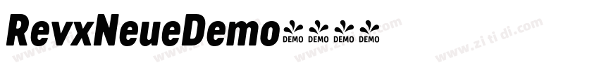 RevxNeueDemo字体转换