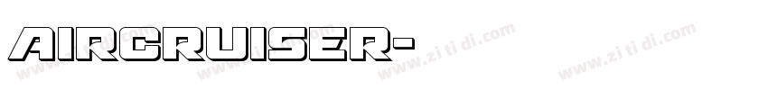Aircruiser字体转换