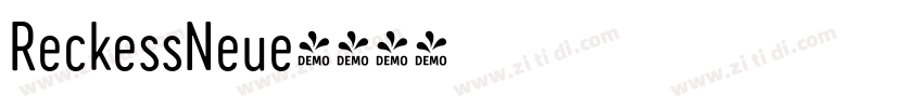 ReckessNeue字体转换