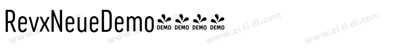 RevxNeueDemo字体转换