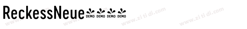 ReckessNeue字体转换