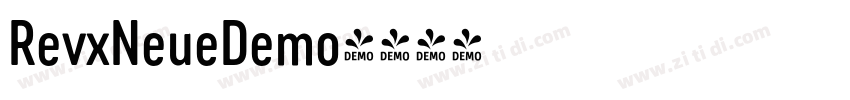 RevxNeueDemo字体转换