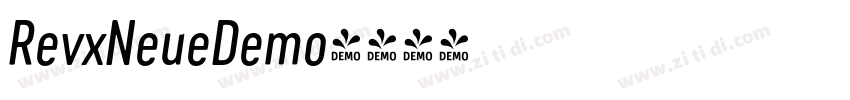 RevxNeueDemo字体转换